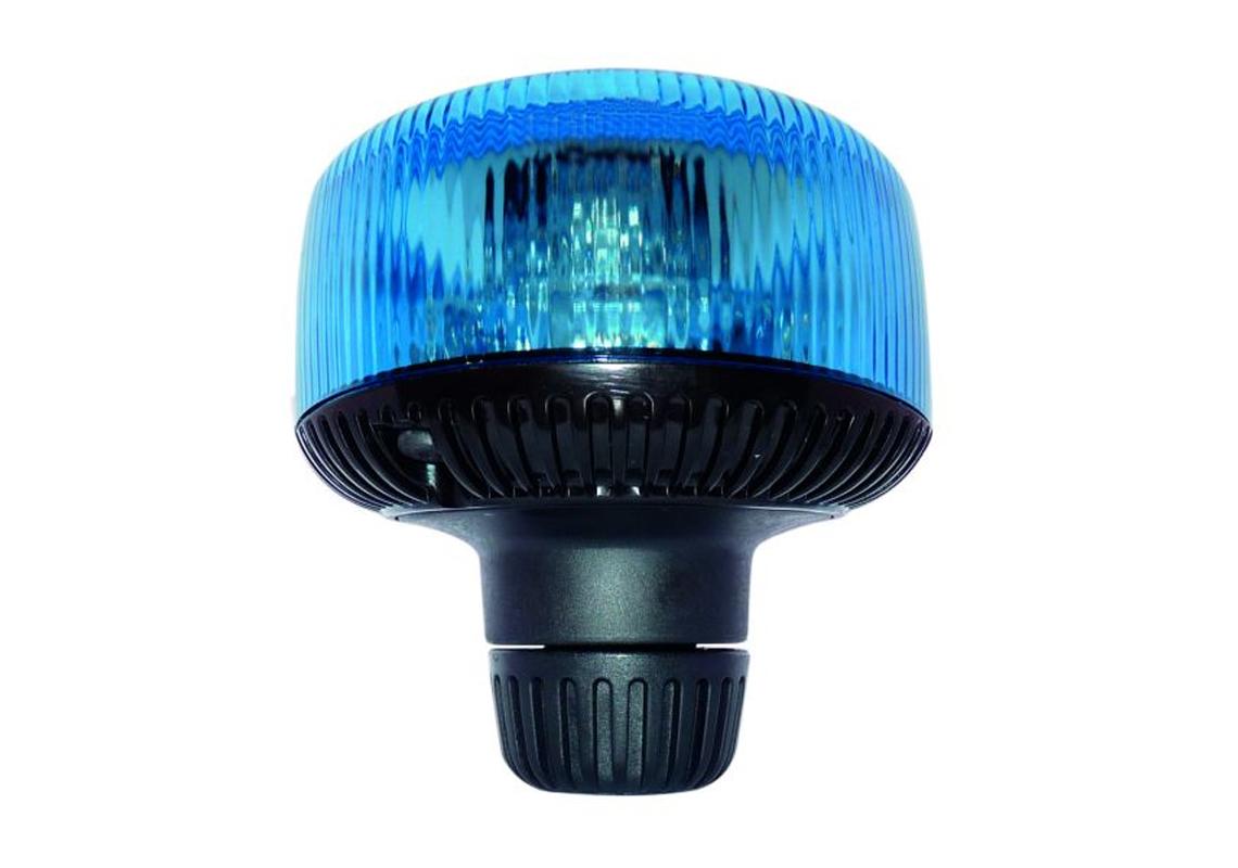 Gyrophare rotatif bleu LED SATELIGHT (par hampe)